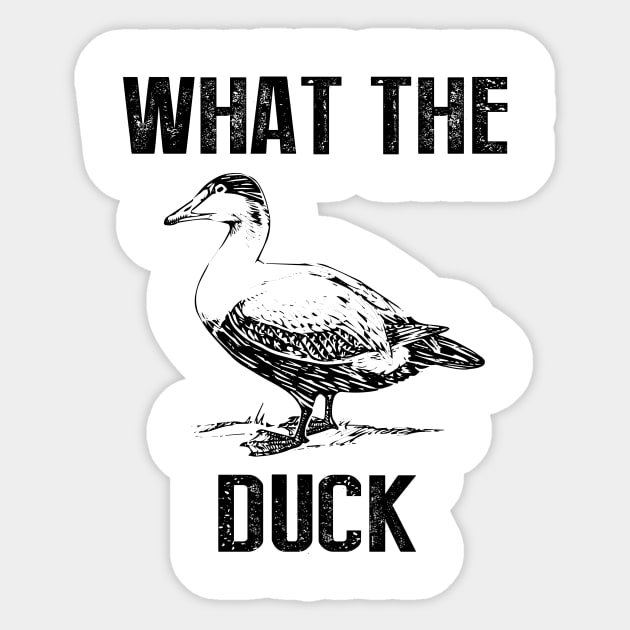 What The Duck Sticker by amalya